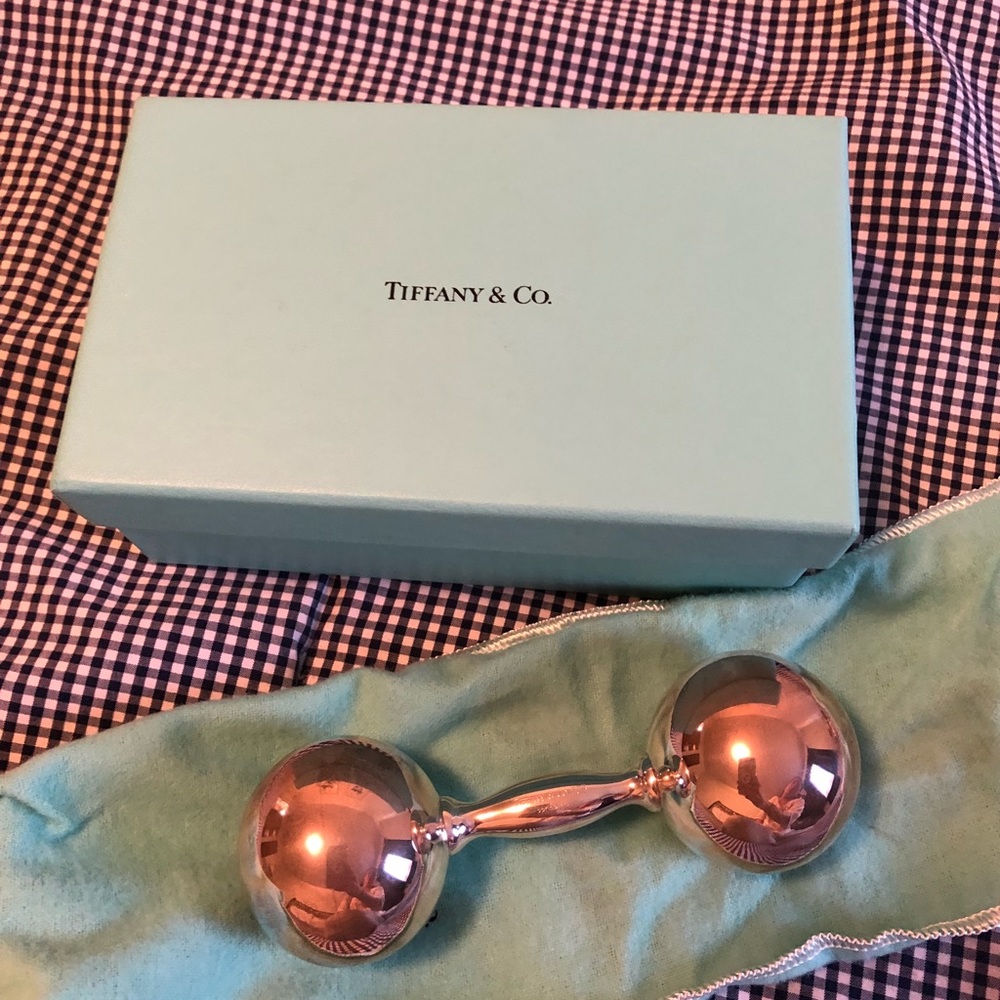 Tiffany silver rattle